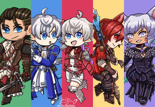 FFXIV Scion Chibis